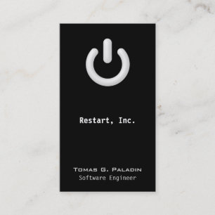 Stand-by (aan/uit Button) Visitekaartje