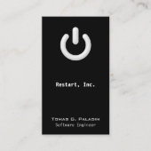 Stand-by (aan/uit Button) Visitekaartje (Voorkant)