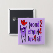 Stand-by Button - lavender (Voorkant /achterkant)