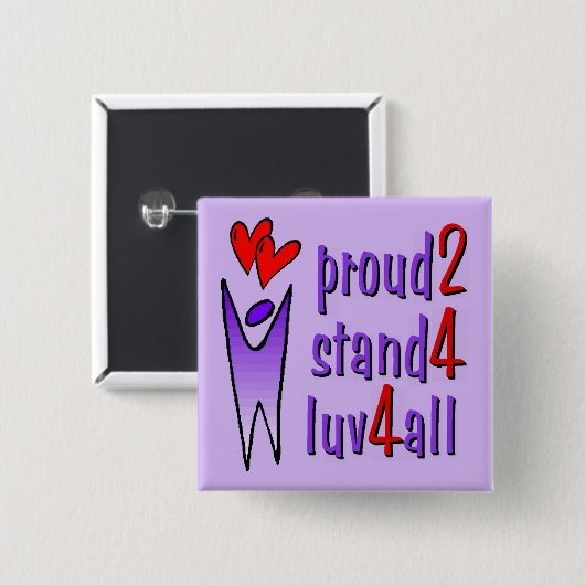 Stand-by Button - lavender (Voorkant /achterkant)