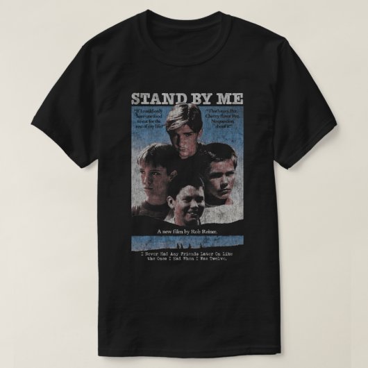 Stand By Me Distressed 80s cult klassieker 3 T-shirt (Design voorkant)