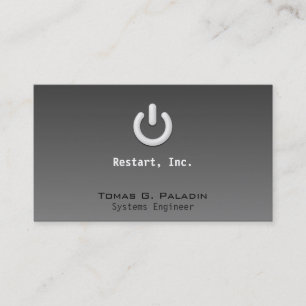 Stand-by met lichte gradiënt visitekaartje