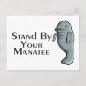 Stand-by uw Manatee Briefkaart (Voorkant)