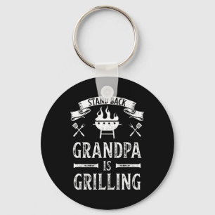 Stand CK Opa is BBQ Reddingsvaders Dag aan het gri Sleutelhanger