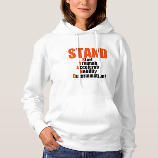 STAND-Collectie Hoodie (Voorkant)