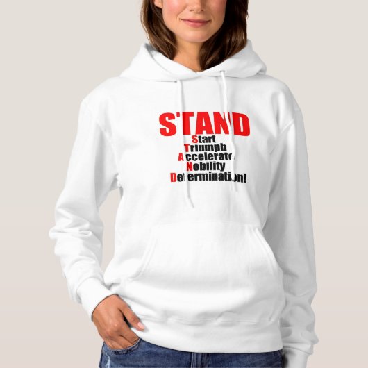 STAND-Collectie Hoodie (Voorkant)