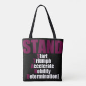 STAND-Collectie Tote Bag (Achterkant)