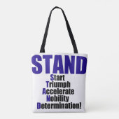 STAND-Collectie Tote Bag (Achterkant)