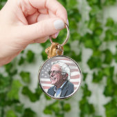 Stand door Bernie Sanders Politiek Sleutelhanger (Hand)