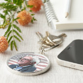 Stand door Bernie Sanders Politiek Sleutelhanger (Zijkant)