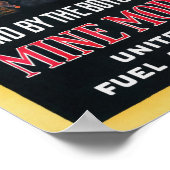 Stand door de jongens in de tranden poster (Hoek)