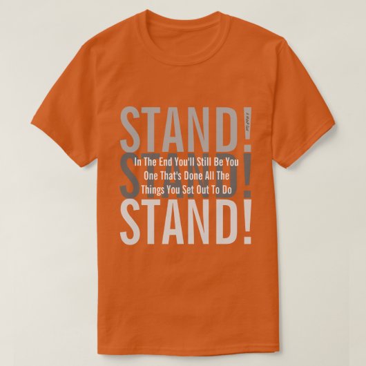 STAND! - Een MisterP-Shirt T-shirt (Design voorkant)