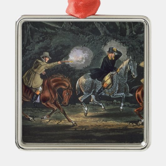 Stand en levering, opgehaald door E. Duncan Metalen Ornament (Voorkant)