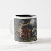 Stand en levering, opgehaald door E. Duncan Tweekleurige Koffiemok (Voorkant links)