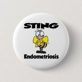 STAND Endometriosis Ronde Button 5,7 Cm (Voorkant)