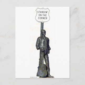 Stand-in op de hoek. in Winslow Arizon Briefkaart