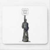 Stand-in op de hoek. in Winslow Arizon Muismat (Voorkant)