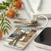 Stand-in op de hoek in Winslow, AZ. Sleutelhanger (Voorkant Rechts)