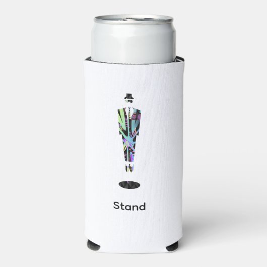 Stand Man Seltzer Blikjeskoeler (Seltzer Voorkant)