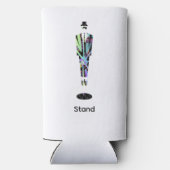 Stand Man Seltzer Blikjeskoeler (Achterkant)