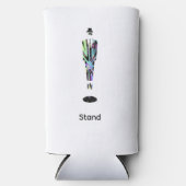 Stand Man Seltzer Blikjeskoeler (Voorkant)