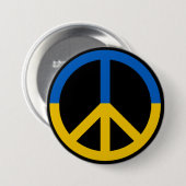 Stand met de Button voor ondersteuning van Oekraïn (Voorkant /achterkant)