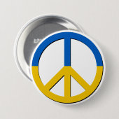 Stand met de Button voor ondersteuning van Oekraïn (Voorkant /achterkant)