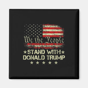 Stand met Donald Trump 2024 ondersteuning Take Ame Magneet