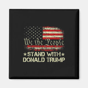 Stand met Donald Trump Support Pro Trump American Magneet