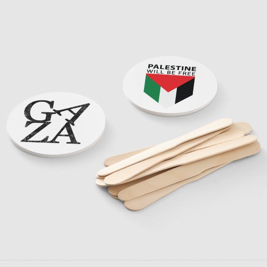 Stand met Gaza Bescherm Palestijnse kinderen Handwaaier (Niet-gemonteerd)