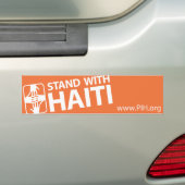 STAND MET HAITI-bumpersticker Bumpersticker (Op auto)