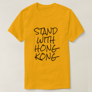 Stand met Hong Kong Gellow T-shirt