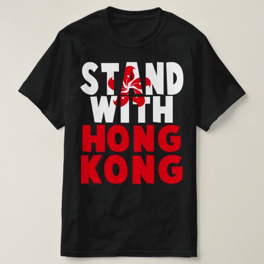 stand met hongkong t-shirt (Design voorkant)