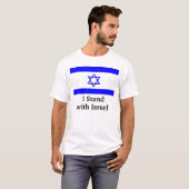 Stand met Israël T-shirt (Voorkant volledig)