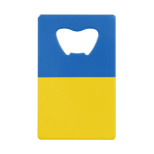 STAND MET OEKRAÏNE! KREDIETBOTTLE OPENER VAN KAART CREDITKAART FLESSENOPENER