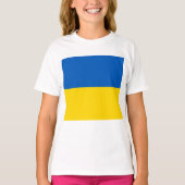 STAND MET OEKRAÏNE! T-SHIRT (Voorkant)