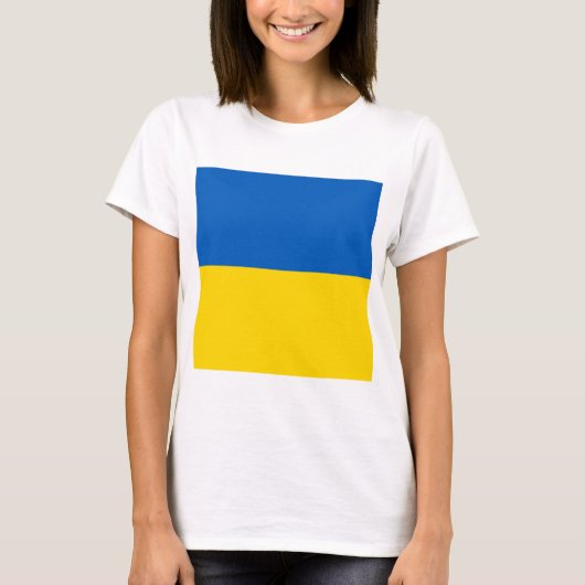 STAND MET OEKRAÏNE! T-SHIRT (Voorkant)