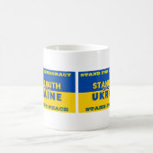 STAND MET OEKRAÏNE - ZEG NEE TEGEN WAR KOFFIEMOK (Center)