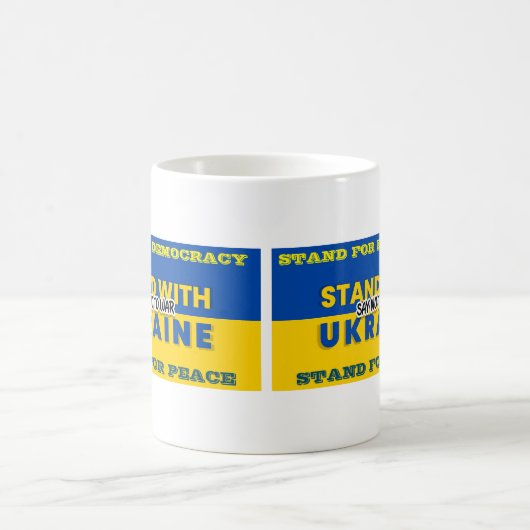 STAND MET OEKRAÏNE - ZEG NEE TEGEN WAR KOFFIEMOK (Center)