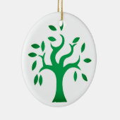 Stand met Palestina, vlag en olijfboom Keramisch Ornament (Rechts)