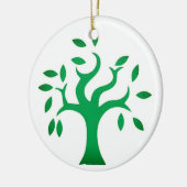 Stand met Palestina, vlag en olijfboom Keramisch Ornament (Links)