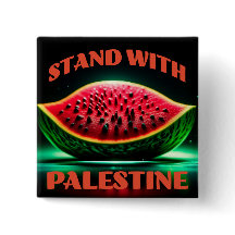 Stand met Palestine Solidariteitsplein Button