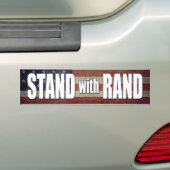 Stand met Rand Paul 2016 Bumpersticker (Op auto)