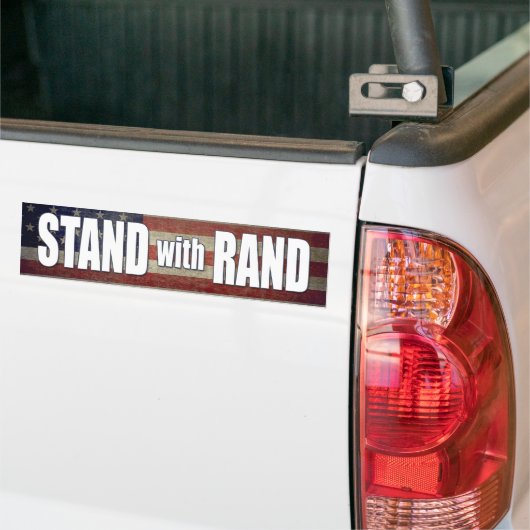 Stand met Rand Paul 2016 Bumpersticker (Op Truck)