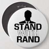 "Stand met Rand" - Rand Paul 2016 Button (Voorkant /achterkant)
