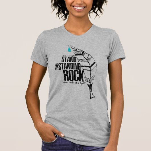 Stand met Standing Rock T-shirt (Voorkant)