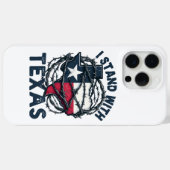 Stand met Texas Case-Mate iPhone Case (Achterkant (horizontaal))