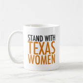 Stand met Texas Women Koffiemok (Links)