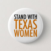 Stand met Texas Women Ronde Button 5,7 Cm (Voorkant)