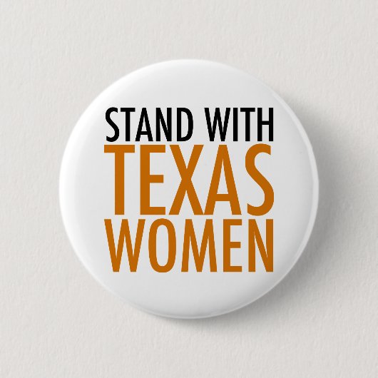 Stand met Texas Women Ronde Button 5,7 Cm (Voorkant)